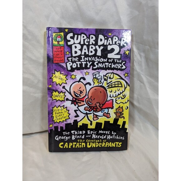 Super Diaper Baby 2 Graphic Novel Book - Picture 1 of 3